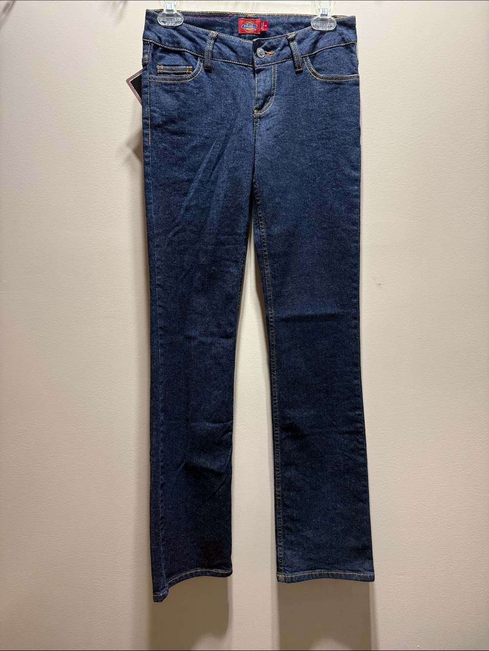 Dickies Women's Navy Straight Leg Jeans